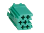 Mini ISO Gehäuse 6-PIN Farbe grün – Bild 2