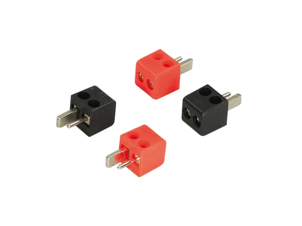 Lautsprecher Stecker DINm 2 x rot/2 x schwarz 2,5 mm – Bild 1