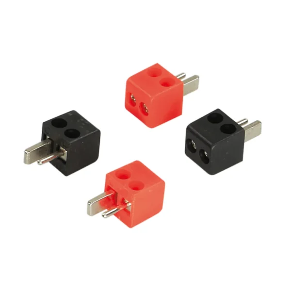 Lautsprecher Stecker DINm 2 x rot/2 x schwarz 2,5 mm