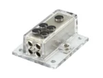 Verteilerblock silber 1 x 20 mm / 4 x 10 mm – Bild 2