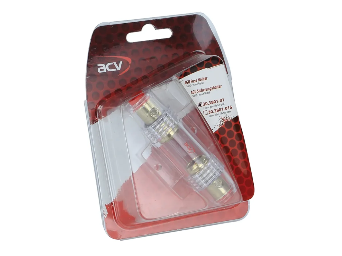 AGU Sicherungshalter gold 10 - 20 mm Eingang – Bild 2