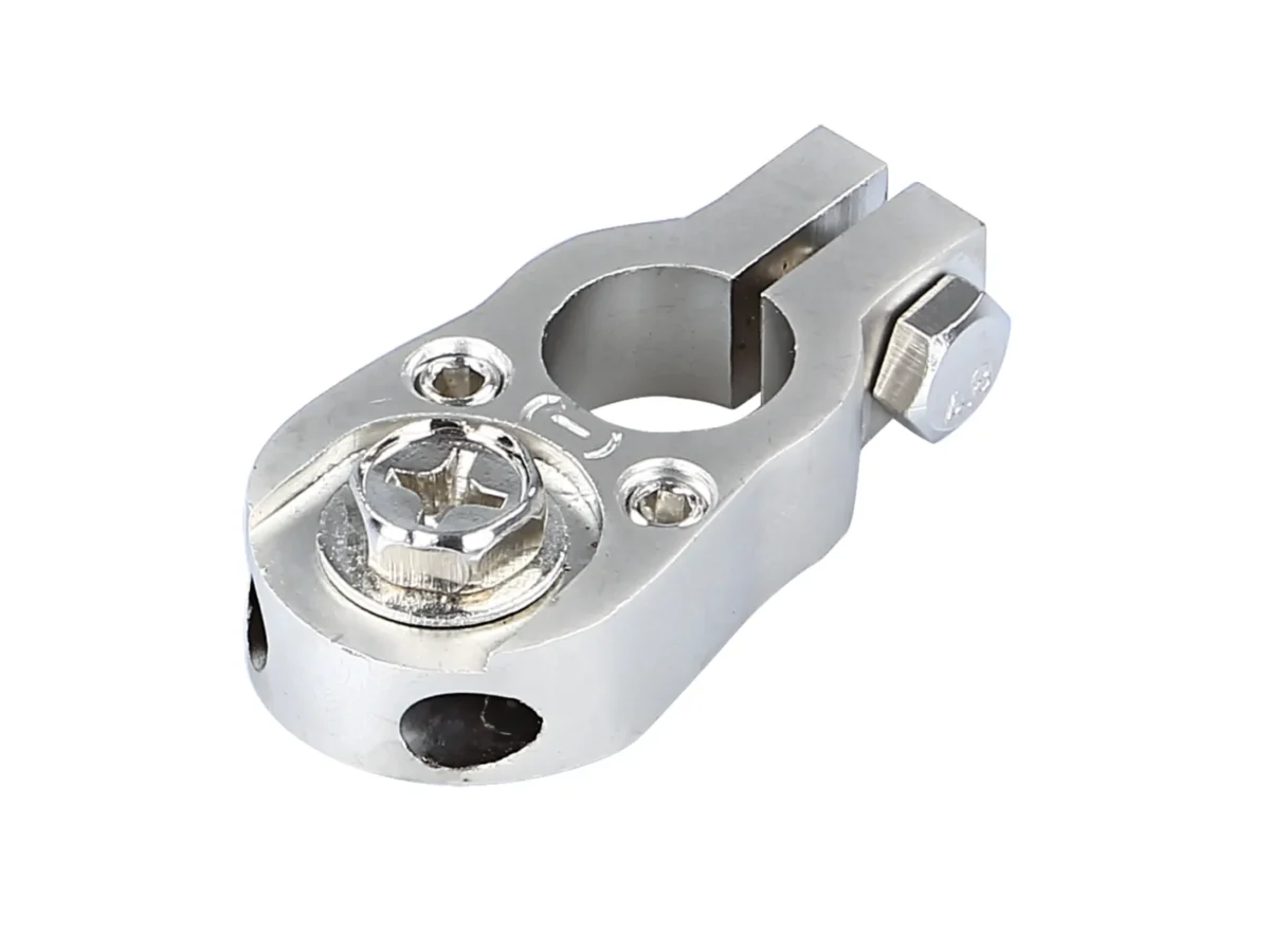BATTERIEKLEMME MINUSPOL SILBER 2 X 10 MM – Bild 1