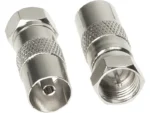 Antennenadapter F-Stecker Koaxial-Buchse