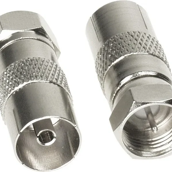 Antennenadapter F-Stecker Koaxial-Buchse