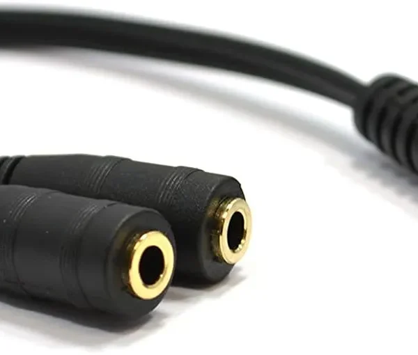3,5 mm 4 Polig Kopfhörer Kabelverteiler Y-Adapter Klinkenstecker Stecker Zum Dop