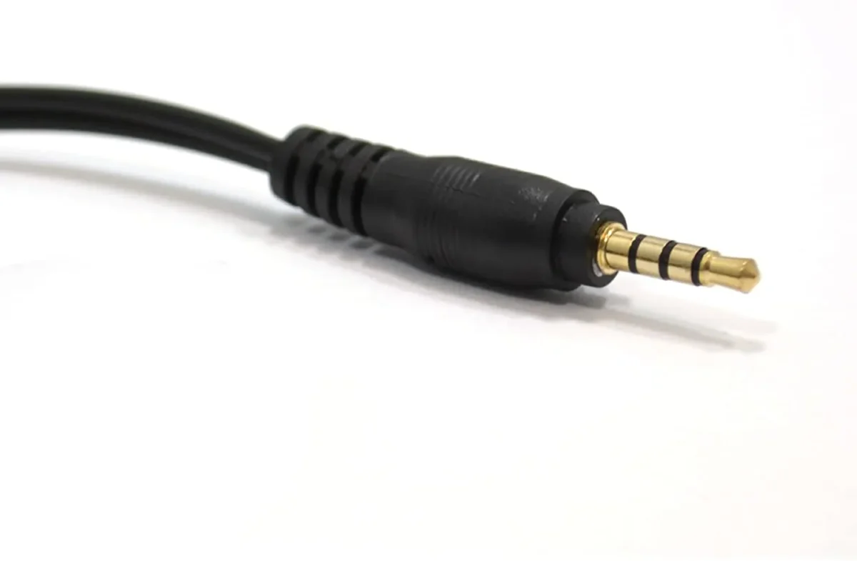 3,5 mm 4 Polig Kopfhörer Kabelverteiler Y-Adapter Klinkenstecker Stecker Zum Dop – Bild 3