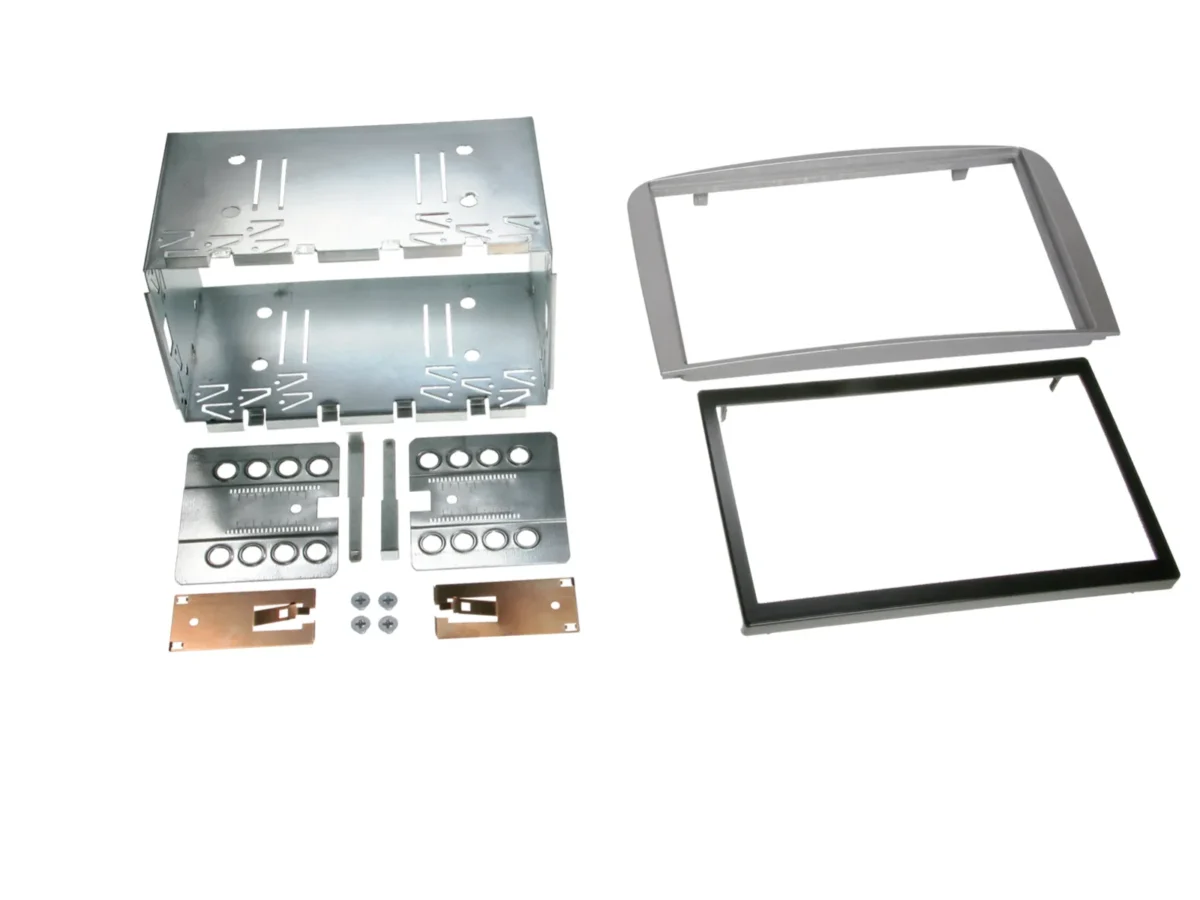 2-DIN RB Alfa 147 / Alfa GT silber – Bild 1