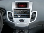 2-DIN Radioblende Ford Fiesta mit Display silber – Bild 2