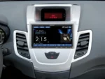 2-DIN Radioblende Ford Fiesta mit Display silber – Bild 4