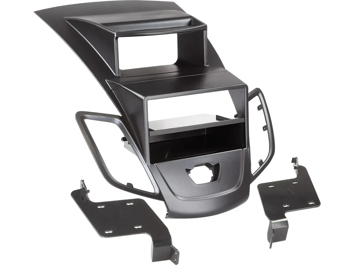 2-DIN RB mit Fach Ford Fiesta mit Display 2008 schwarz – Bild 1