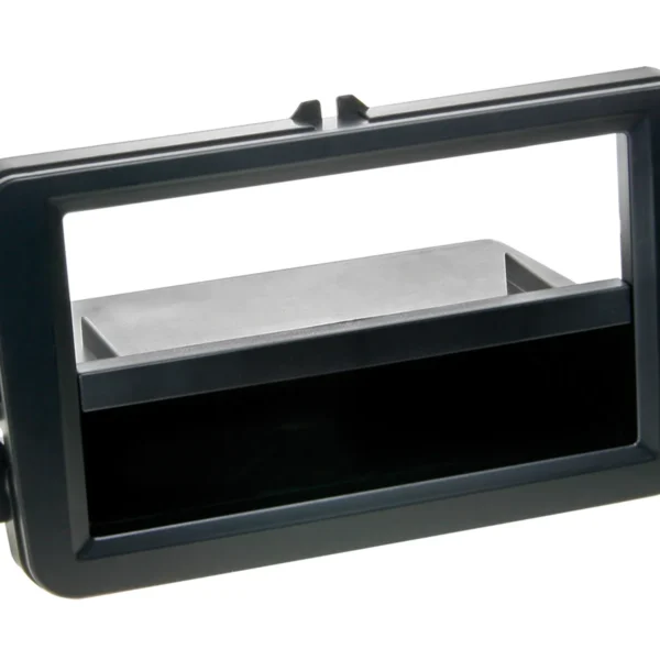 2-DIN Radioblende mit Fach Seat/Skod/aVW schwarz