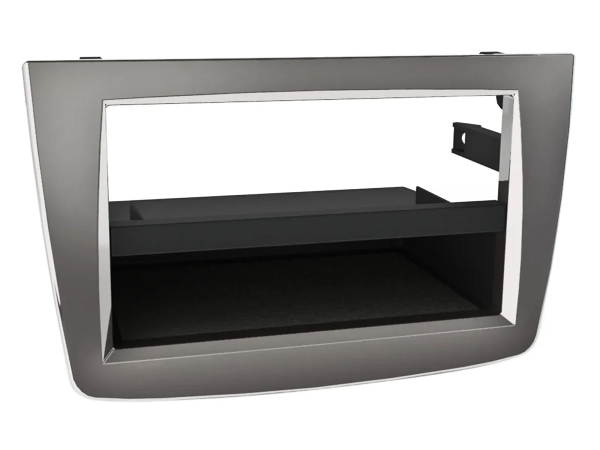2-DIN RB mit Fach Alfa Romeo Mito silber – Bild 1