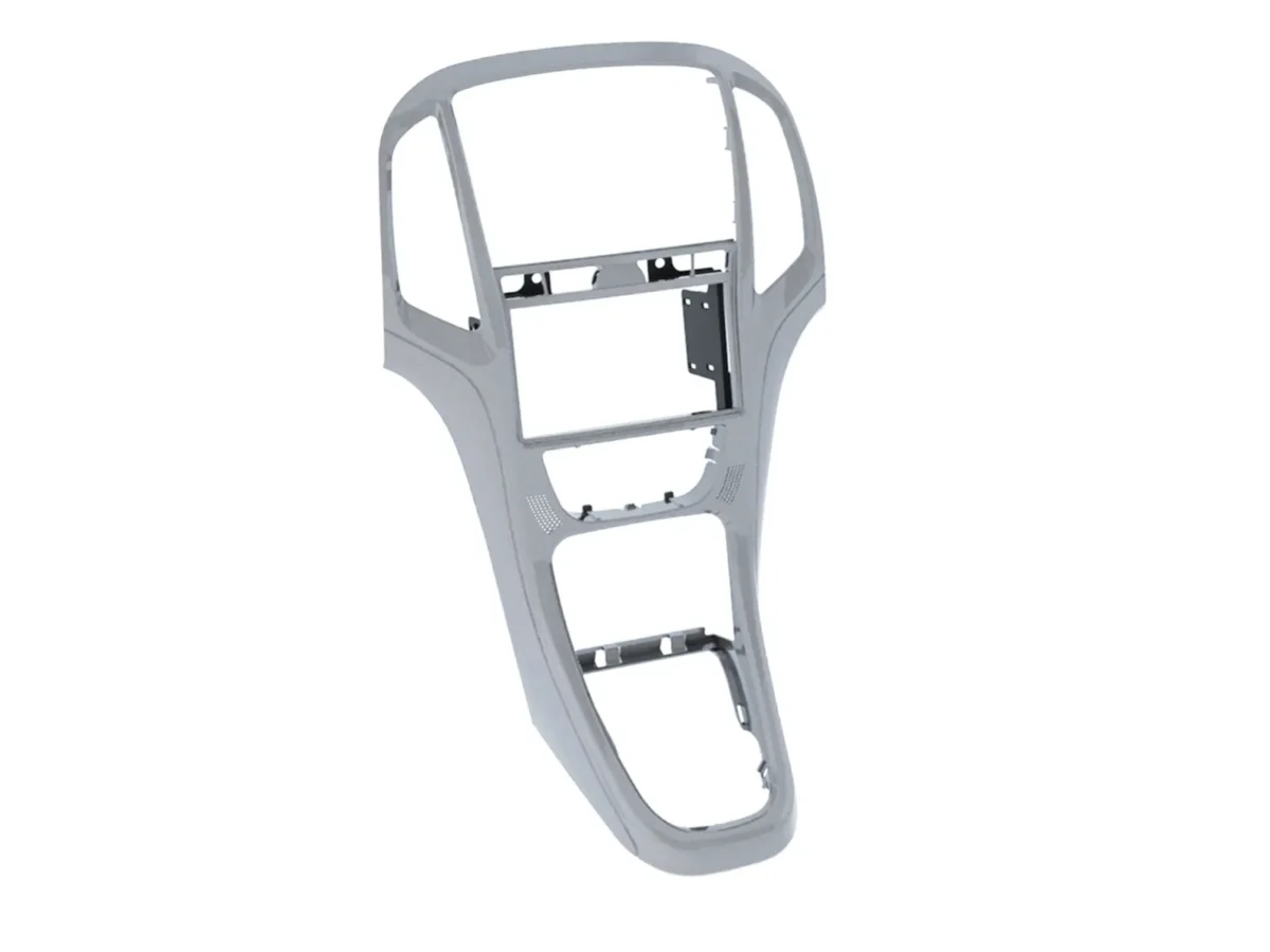 2-DIN Radioblende Opel Astra J 2009-2018 platin silber – Bild 1