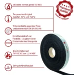 Kompriband 15mm Breite x 2-4 mm Höhe - 10m Länge – Bild 3
