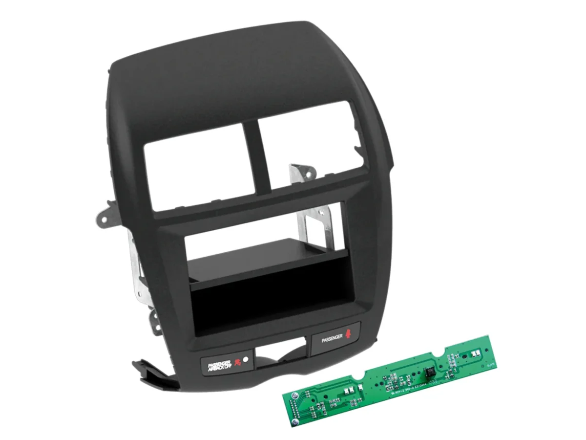 2-DIN RB mit Fach Mitsubishi ASX 2010 schwarz – Bild 1