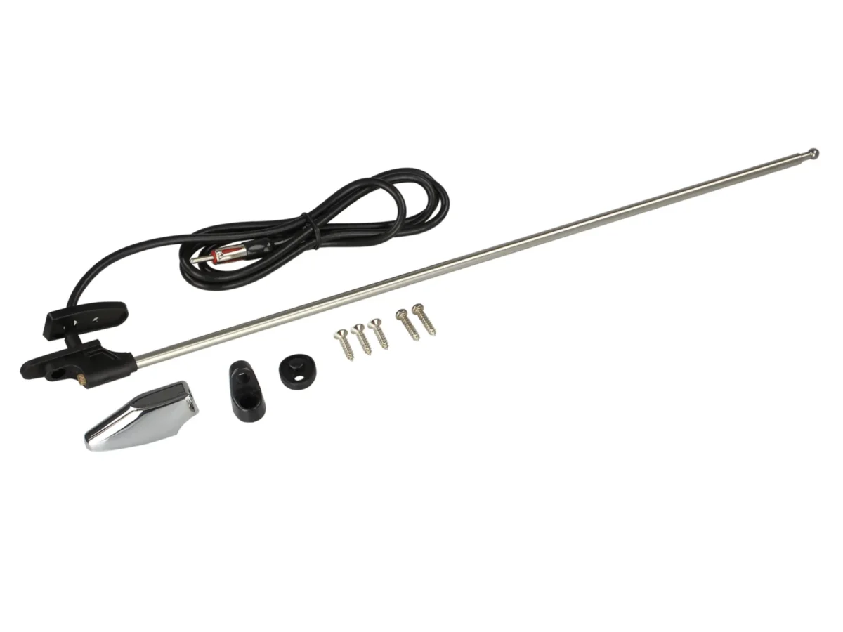 Holmantenne AM/FM OEM Mitsubishi / Nissan DIN chrom – Bild 1