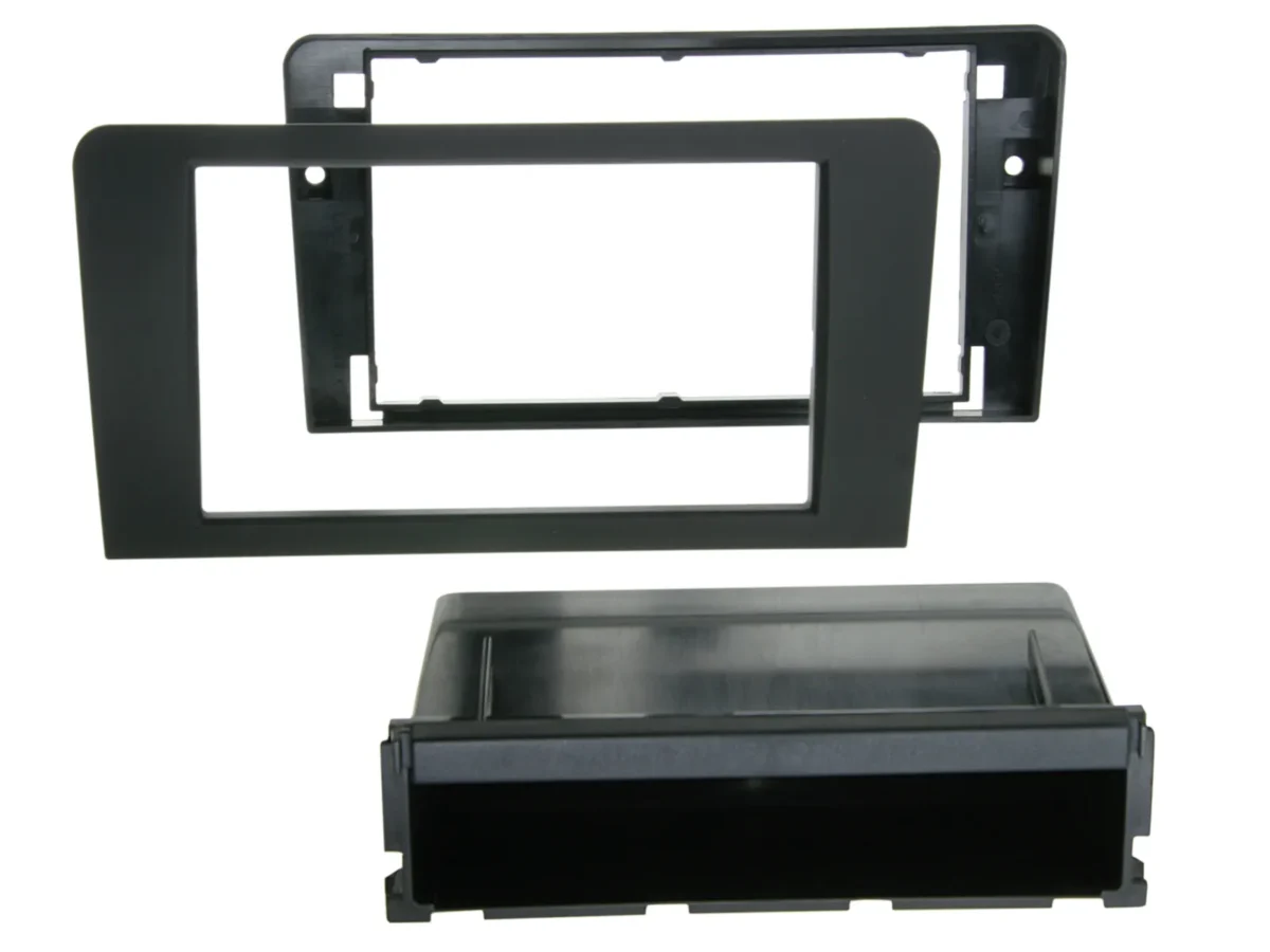 2-DIN RB mit Fach PRO Audi A 3 8P / 8PA schwarz – Bild 1
