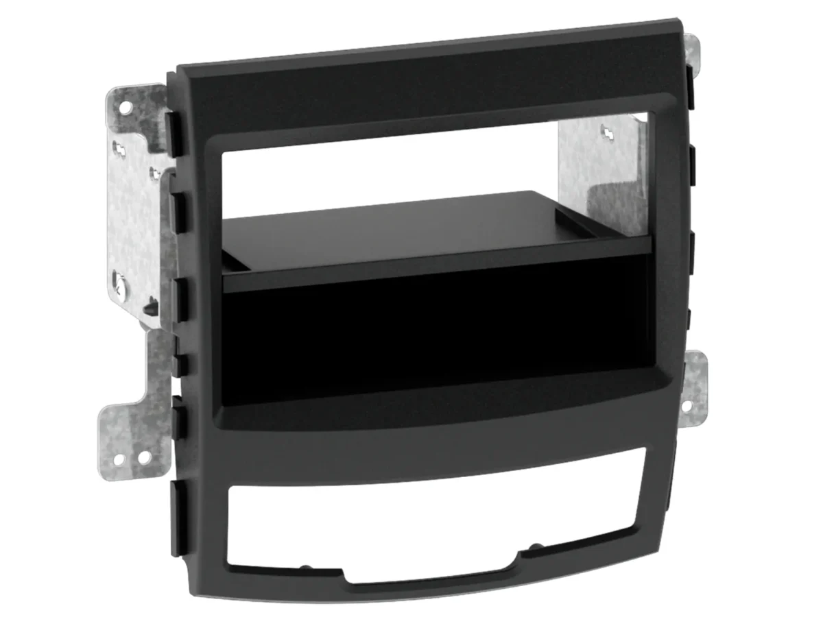 2-DIN RB mit Fach Ssangyong Korando 2010 schwarz – Bild 1