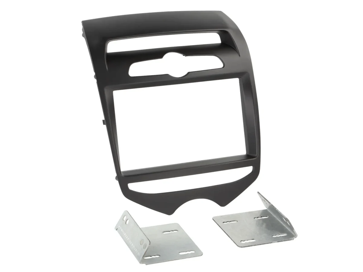 2-DIN RB Hyundai ix20 manuelle Klimaanlage mattschwarz – Bild 1