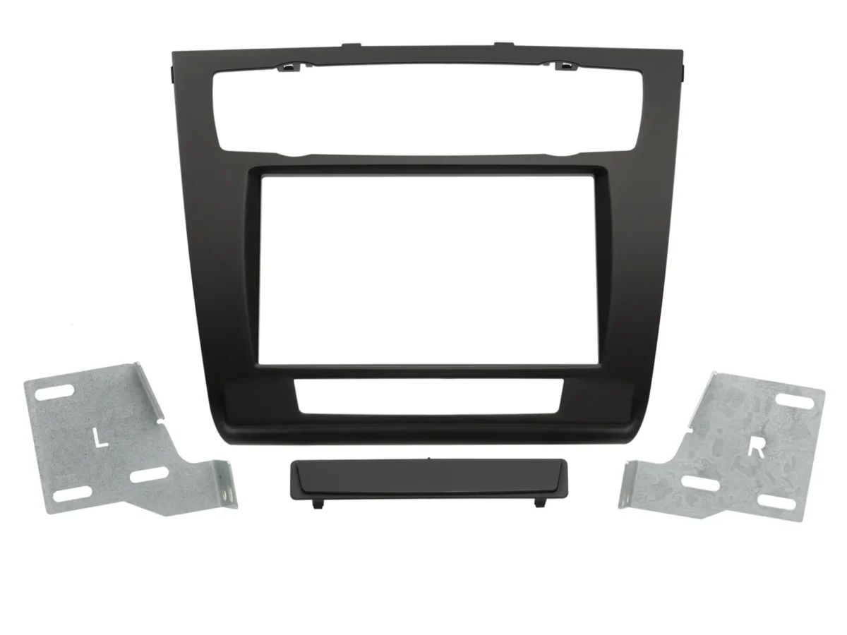 2-DIN RB BMW 1er automatische Klimaanlage schwarz – Bild 1