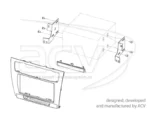 2-DIN RB BMW 1er automatische Klimaanlage schwarz – Bild 2