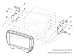 1-DIN Kit Nissan Micra K13 2011-08/2013 silber – Bild 3