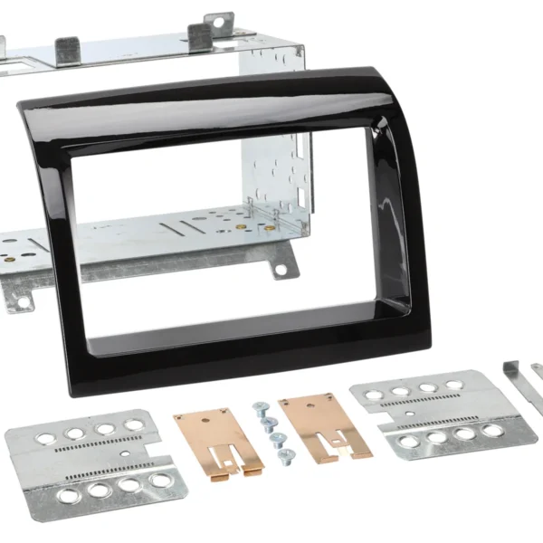 2-DIN Radioblende Citroen/Fiat/Peugeot 2011-2014 Klavierlack