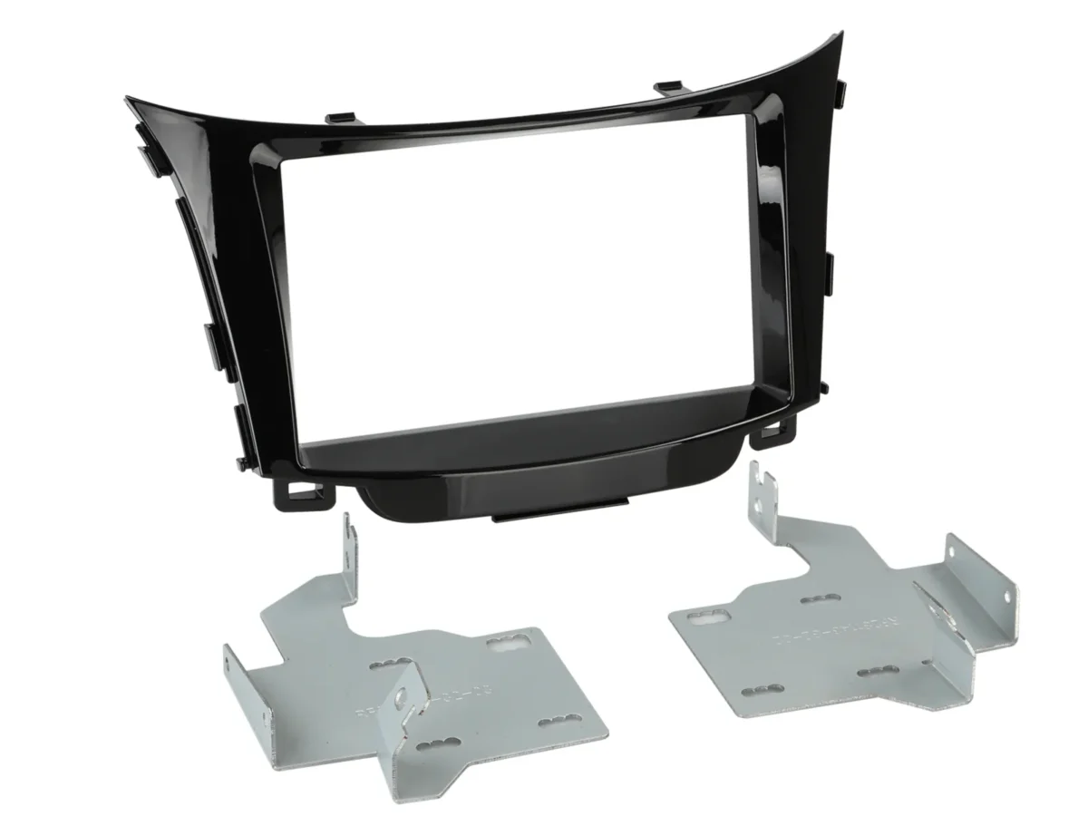 2-DIN Radioblende Hyundai i30GD/GDH 2012-2017 Klavierlack – Bild 1