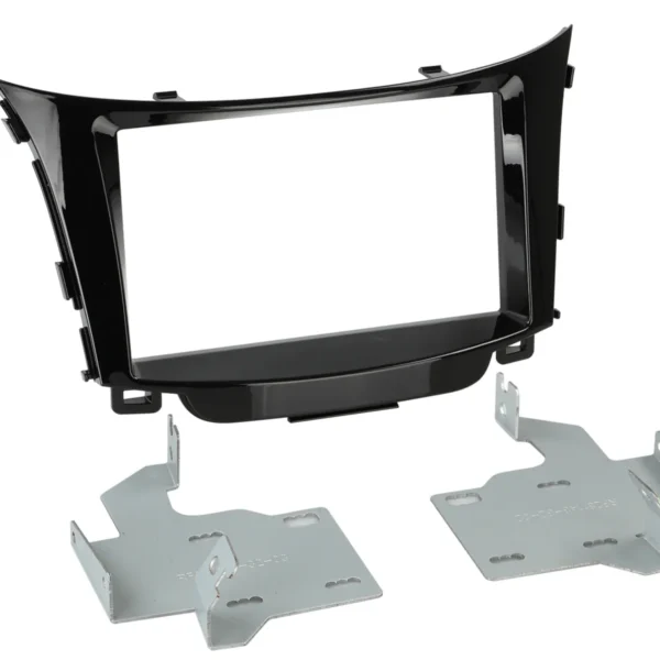 2-DIN Radioblende Hyundai i30GD/GDH 2012-2017 Klavierlack