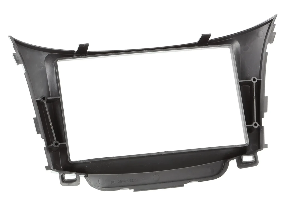 2-DIN Radioblende Hyundai i30GD/GDH 2012-2017 Klavierlack – Bild 2