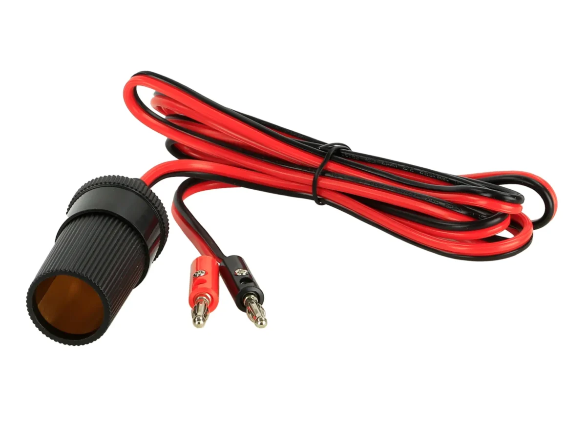 Adapter Zigarettenanzünder Kupplung Bananenstecker – Bild 1