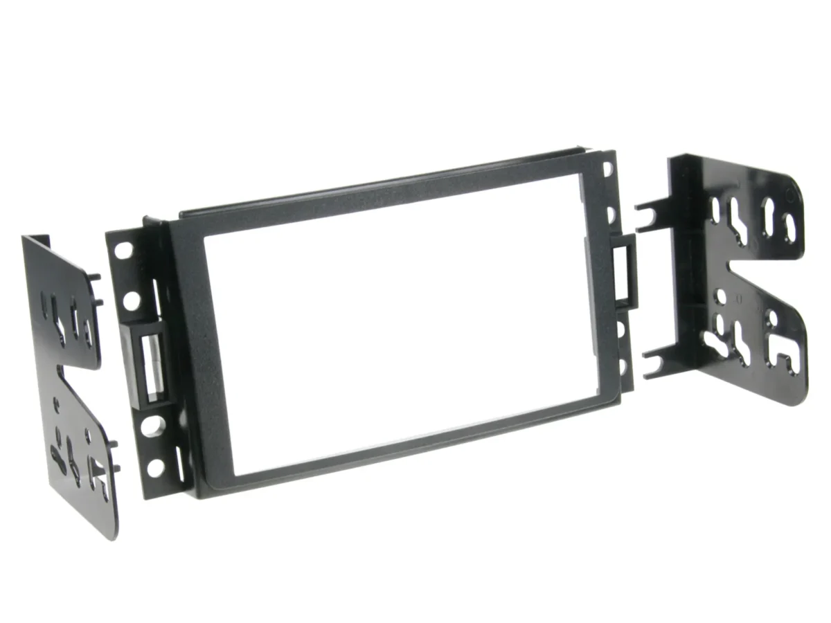 2-DIN Radioblende GM diverse Fahrzeuge schwarz – Bild 1