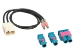 Antennenadapter Set Doppel-FAKRA w 1x Doppel / 2x Einzel