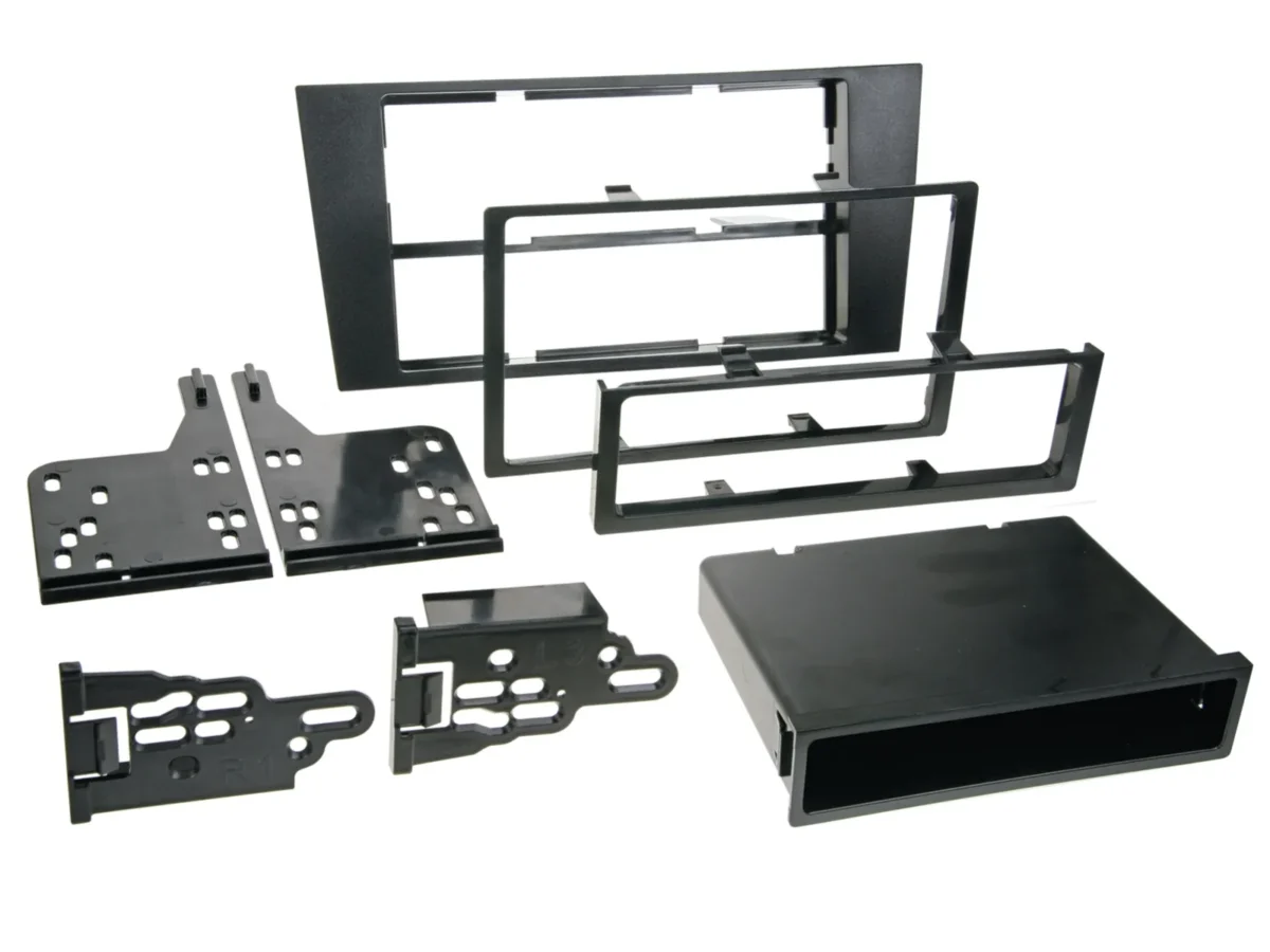 2-DIN RB mit Fach Audi A4 B5 1999 - 2001 schwarz – Bild 1