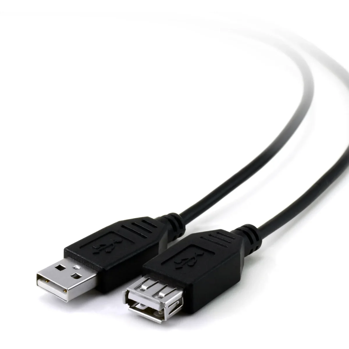 USB Verlängerung HiSpeed 2.0 SCHWARZ 1,8m – Bild 1