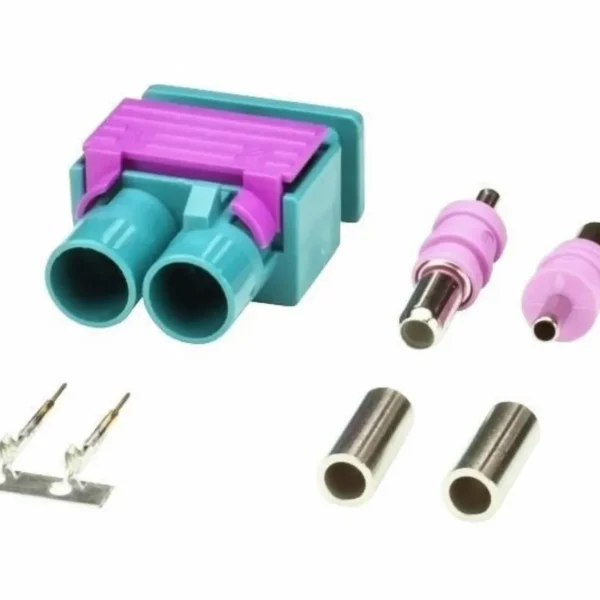 Doppel Fakra Stecker M für Konfektion