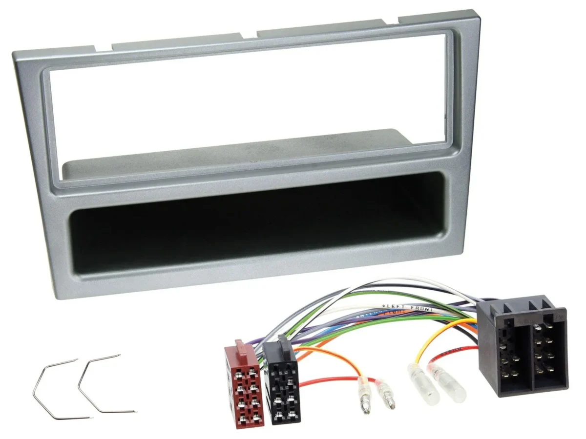 Radioeinbauset Opel Corsa C,Combo silber – Bild 1