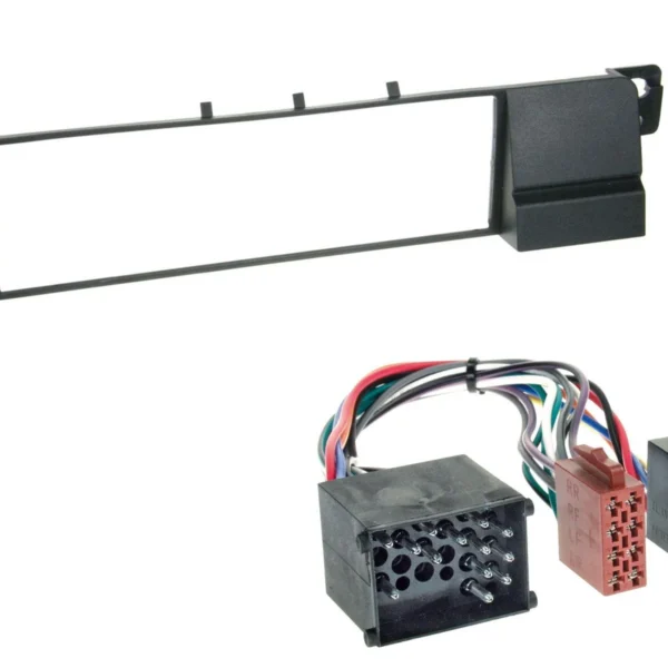Radioeinbauset für DIN Autoradio in BMW 3er E46 Rundpin 1998-2007