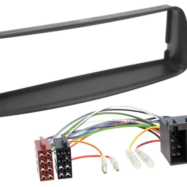 Radioeinbauset Peugeot 206, Schwarz