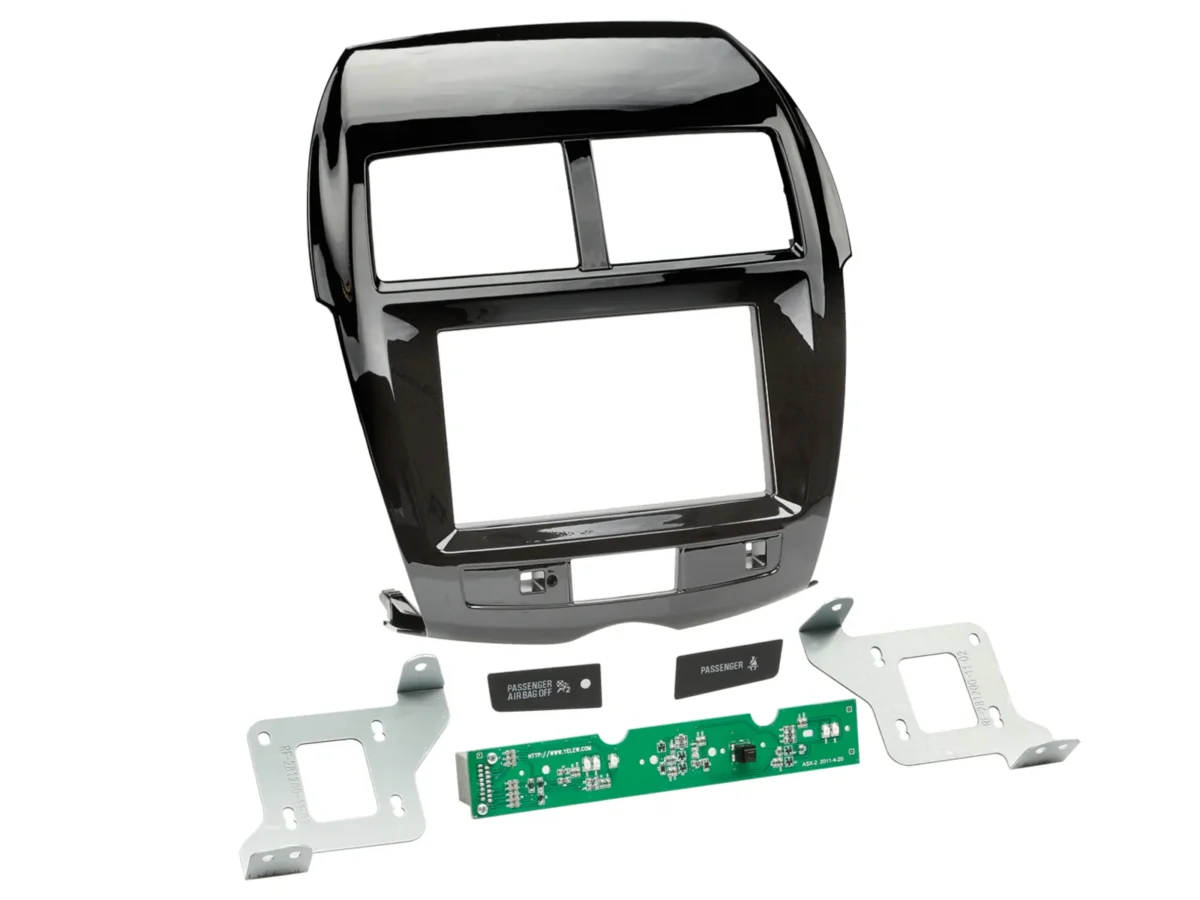 2-DIN RB Citroen C4 / Peugeot 4008 Klavierlack / schwarz – Bild 1