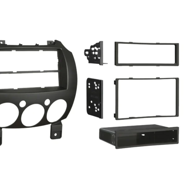 2-DIN Radioblende mit Fach Mazda 2DE 2007- 2015 schwarz
