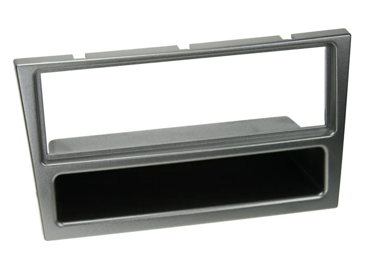 1-DIN RB mit Fach Opel Corsa C aluminium – Bild 1