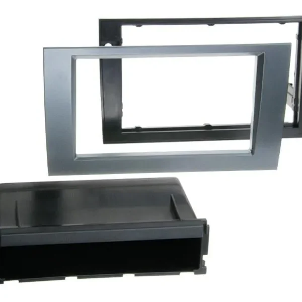 2-DIN RB mit Fach Audi A4 / Seat Exeo anthrazit