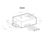 KEMO Spannungswandler, von 6-28 Volt auf 3-15 Volt DC, justierbar – Bild 2