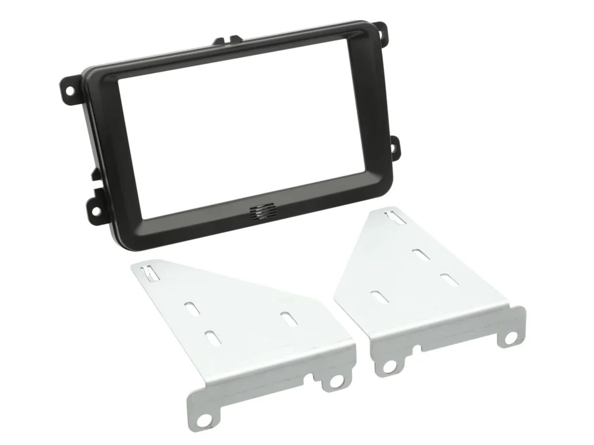 2-DIN Radioblende Seat/Skod/aVW diverse Fahrzeuge schwarz – Bild 1