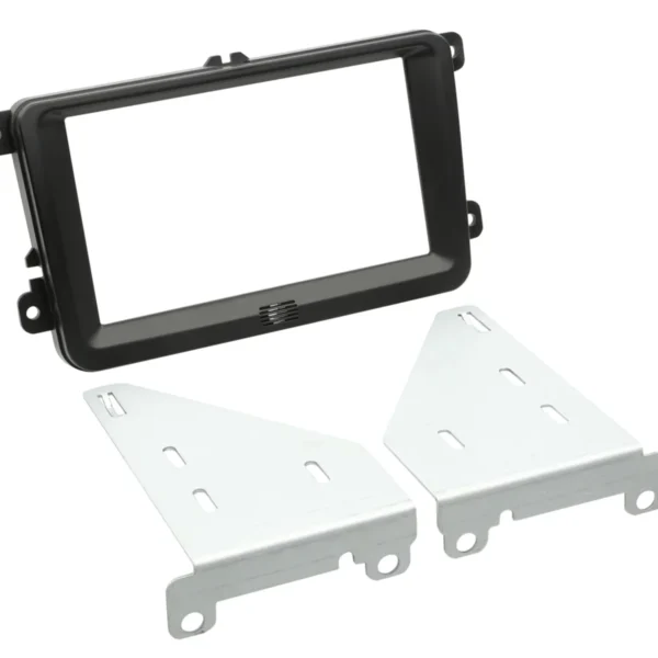 2-DIN Radioblende Seat/Skod/aVW diverse Fahrzeuge schwarz