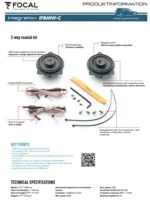 FOCAL INTEGRATION 2-WEGE COAX FÜR BMW – Bild 4