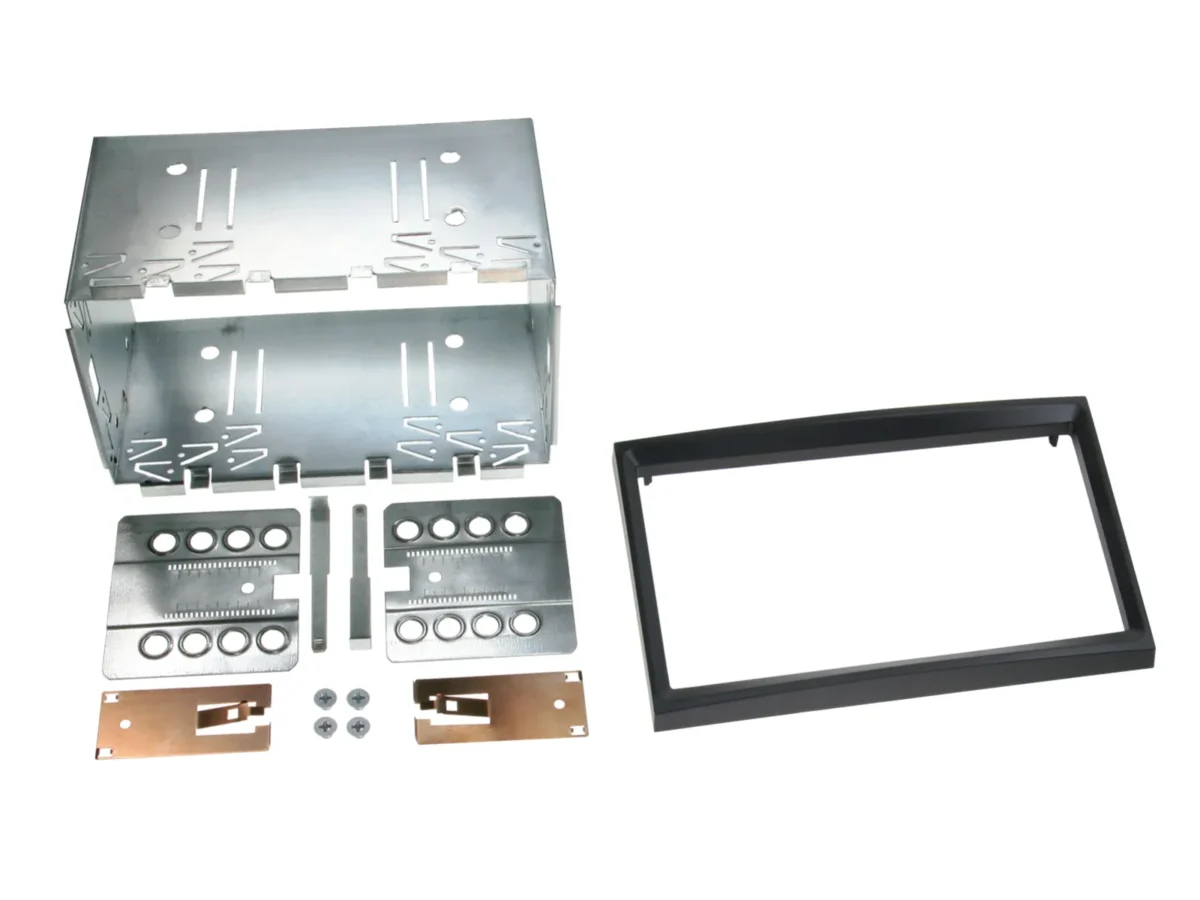 2-DIN Radioblende Citroen/Fiat/Peugeot/Toyota schwarz – Bild 1