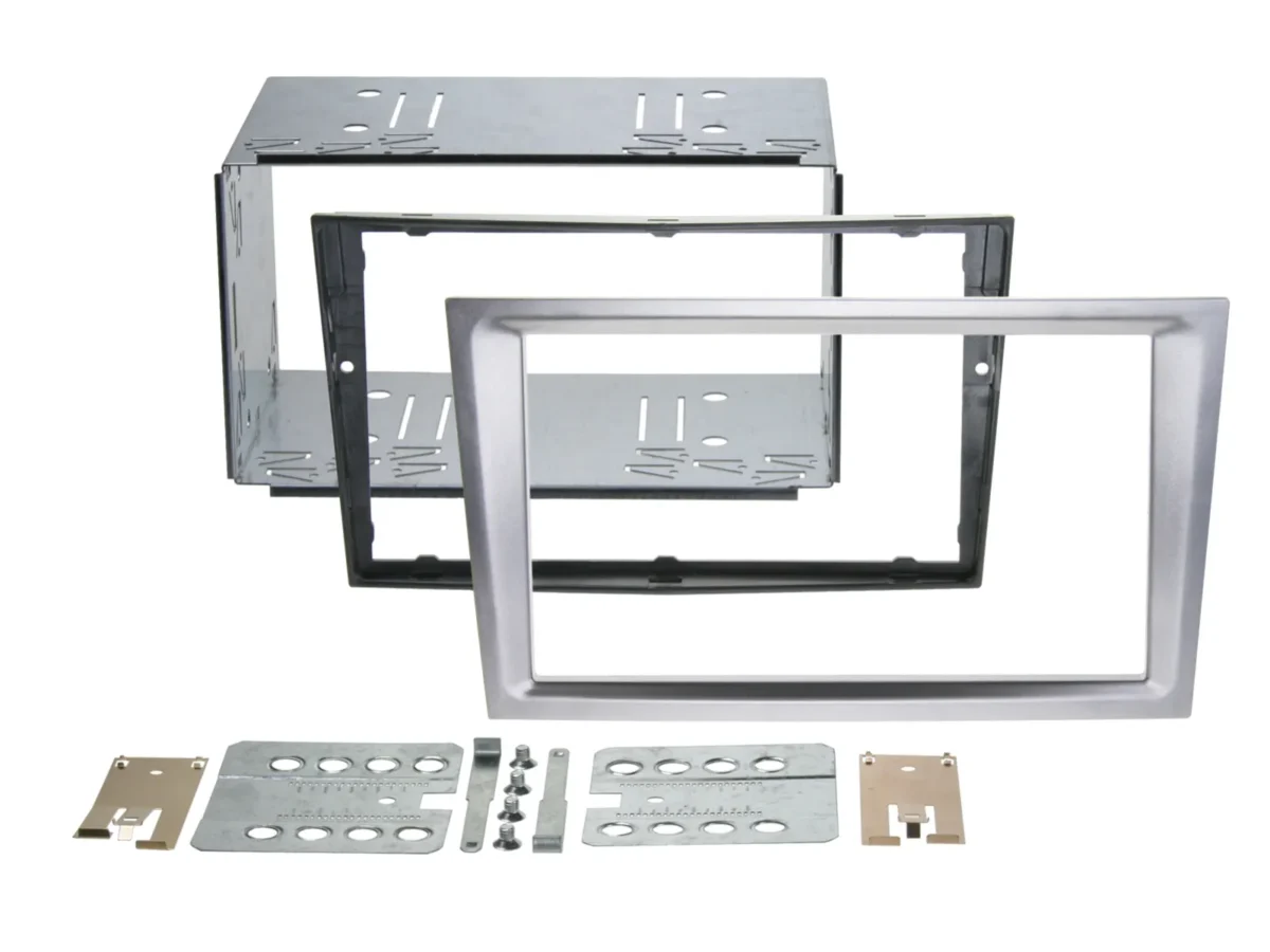2-DIN RB Opel Corsa C aluminium – Bild 1