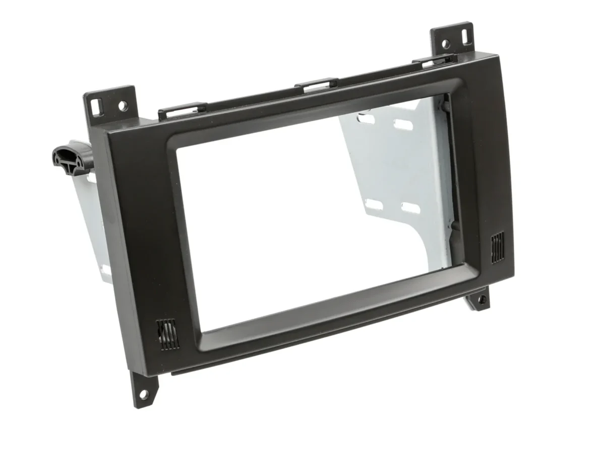 2-DIN Radioblende Mercedes diverse Fahrzeuge schwarz – Bild 1